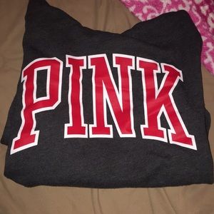 Crop top PINK hoodie